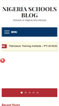 Mobile Screenshot of nigeriaschoolsblog.com